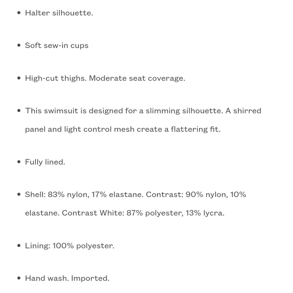 Ralph Lauren Shirred Bandeau One Piece Bathing Sui - Picture 7 of 10